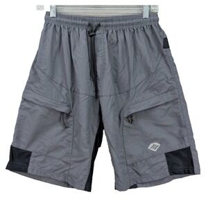 SANTIC Men's Mountain Bike Shorts Small Grey‎ Loose Fit Active Quick Dry Ripstop